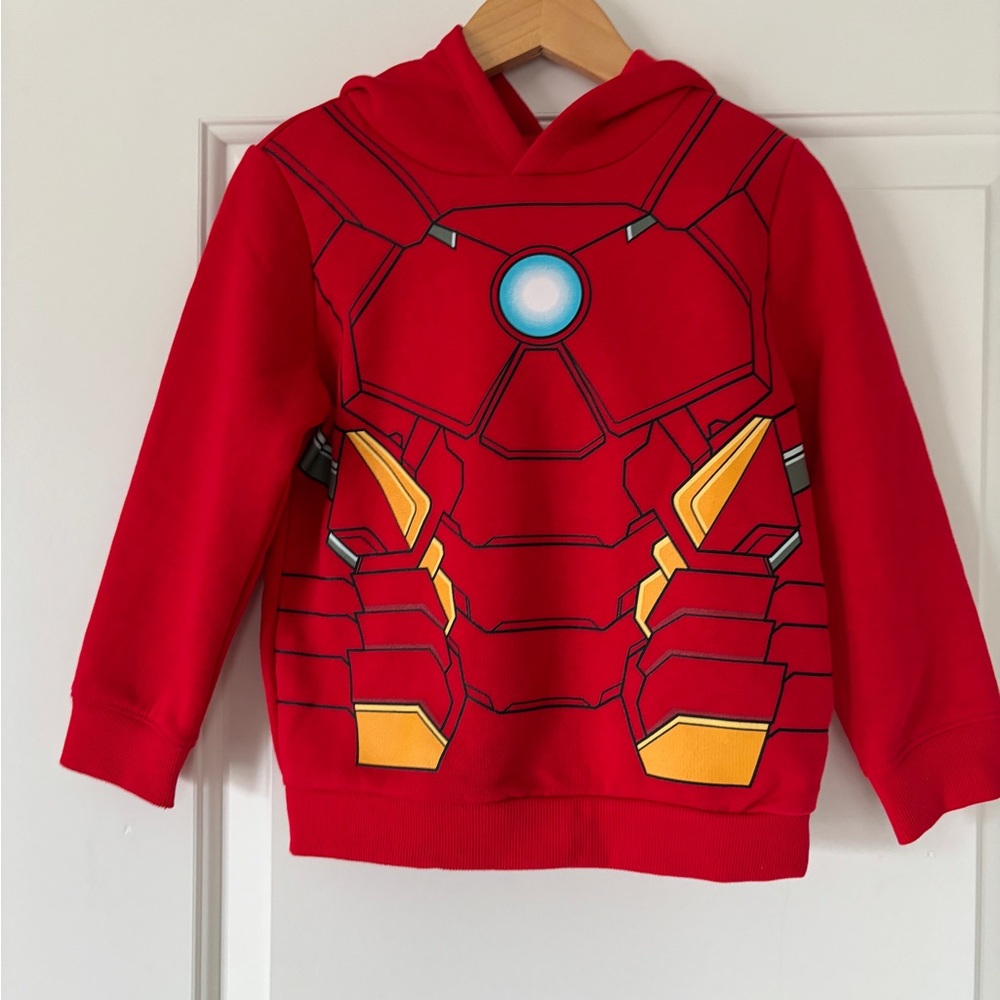 GAP Kids Red and Yellow iron man Hoodie